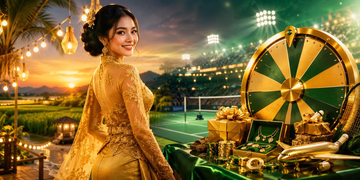 Permainan roulette dengan pakaian kebaya tradisional Kedah di ultra88